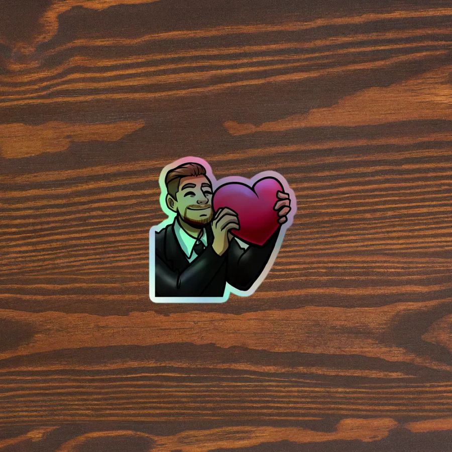 Heartfelt Holographic Love Sticker Set product image (5)