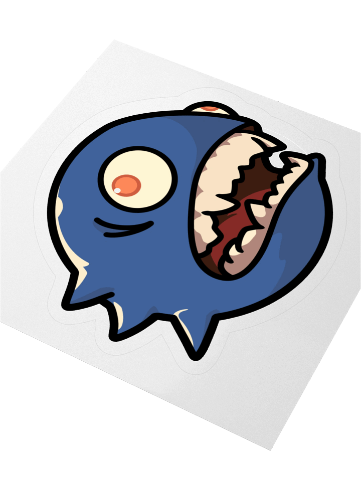 "Curse of the Chomp" – Stickers – Multiple Sizes product image (2)