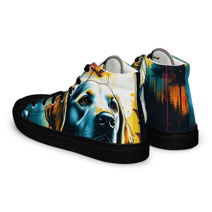 Sweet Karma Bean, Celestial Canine, women's canvas High Tops product image (5)