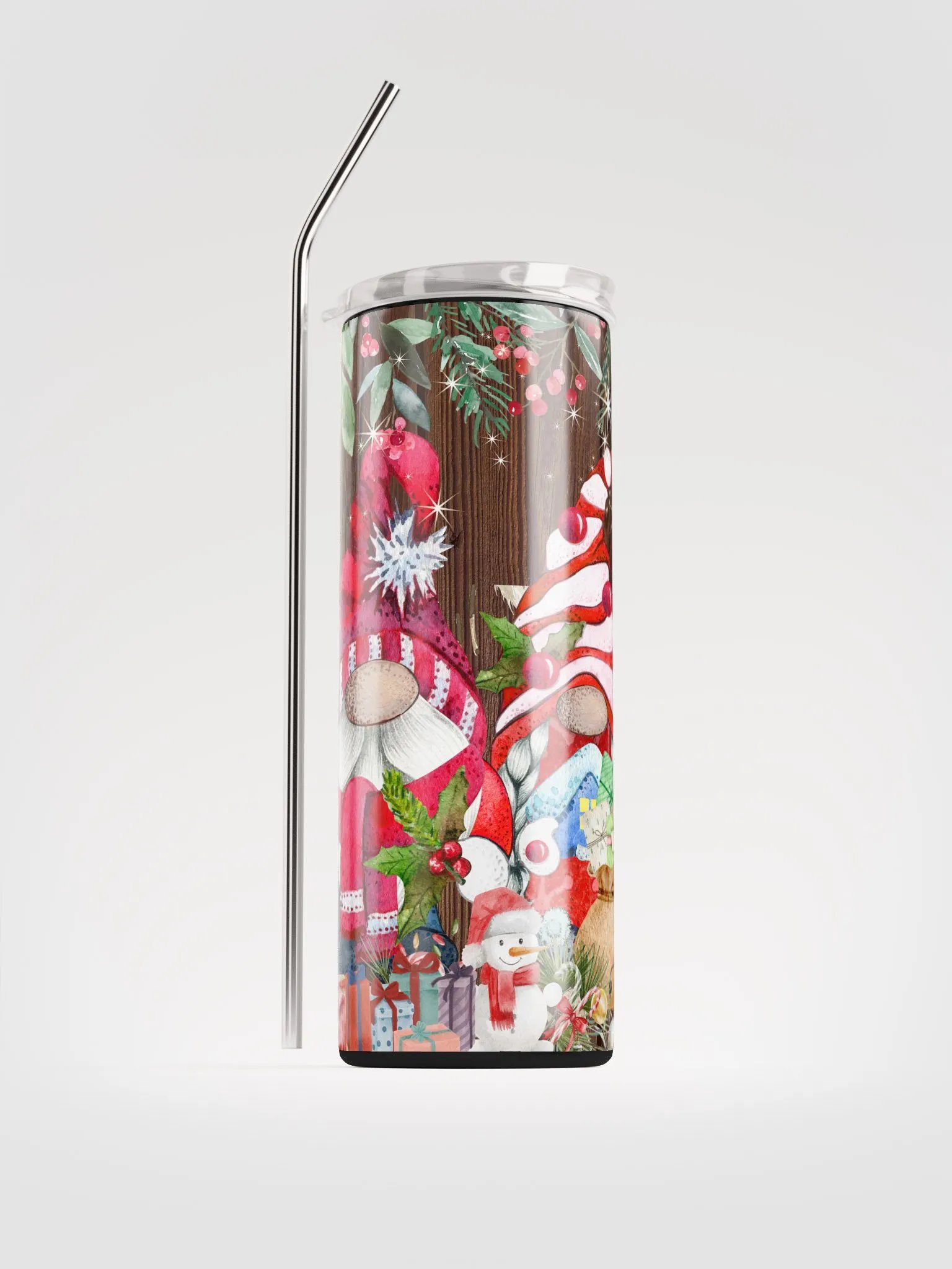 GNOME TUMBLER WITH REUSABLE STRAW product image (2)