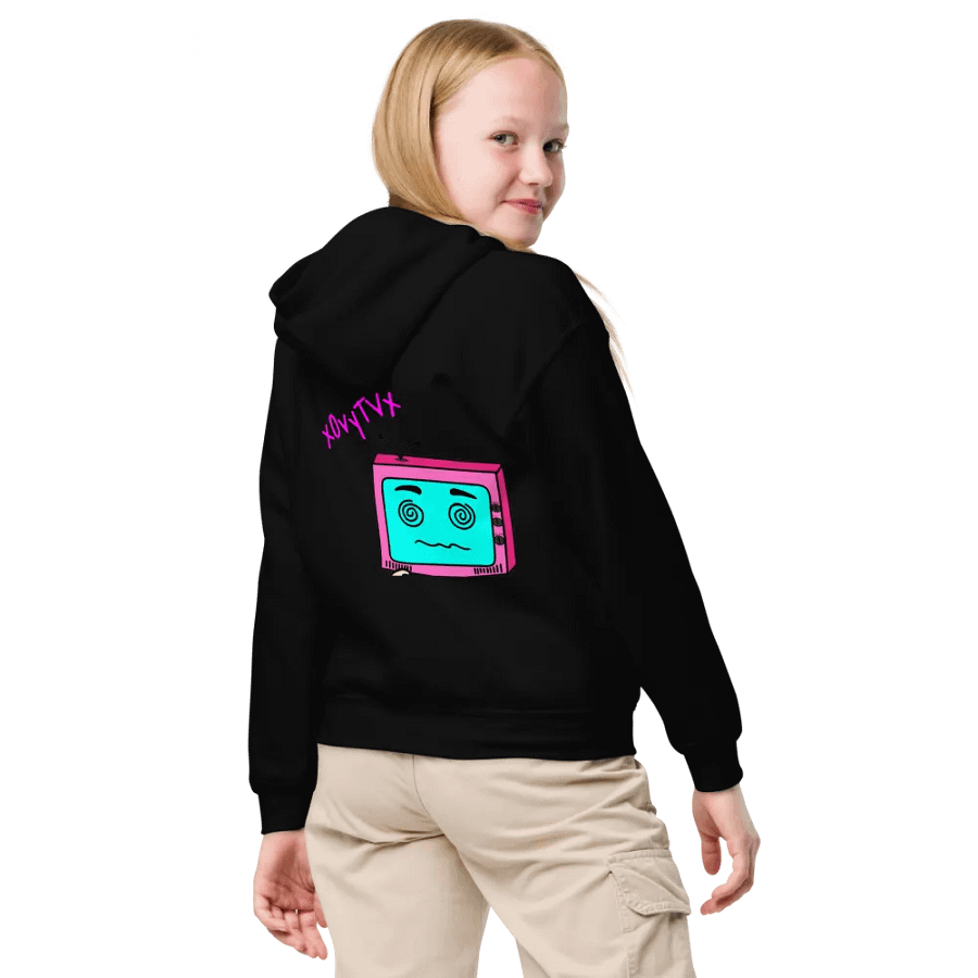 Whimsical TV Face Kids Hoodie product image (10)