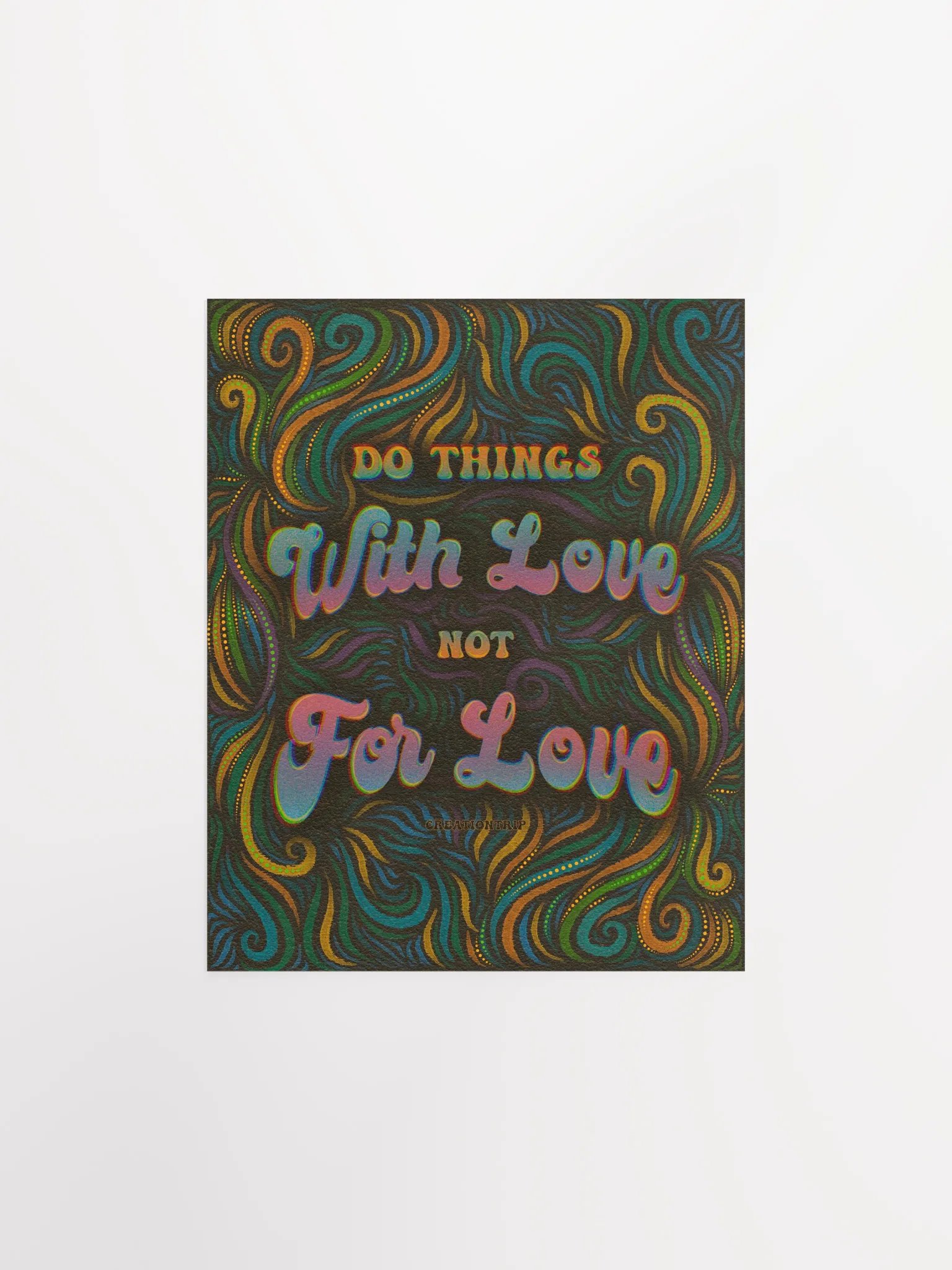 Matte Poster - With Love, Not For Love product image (1)