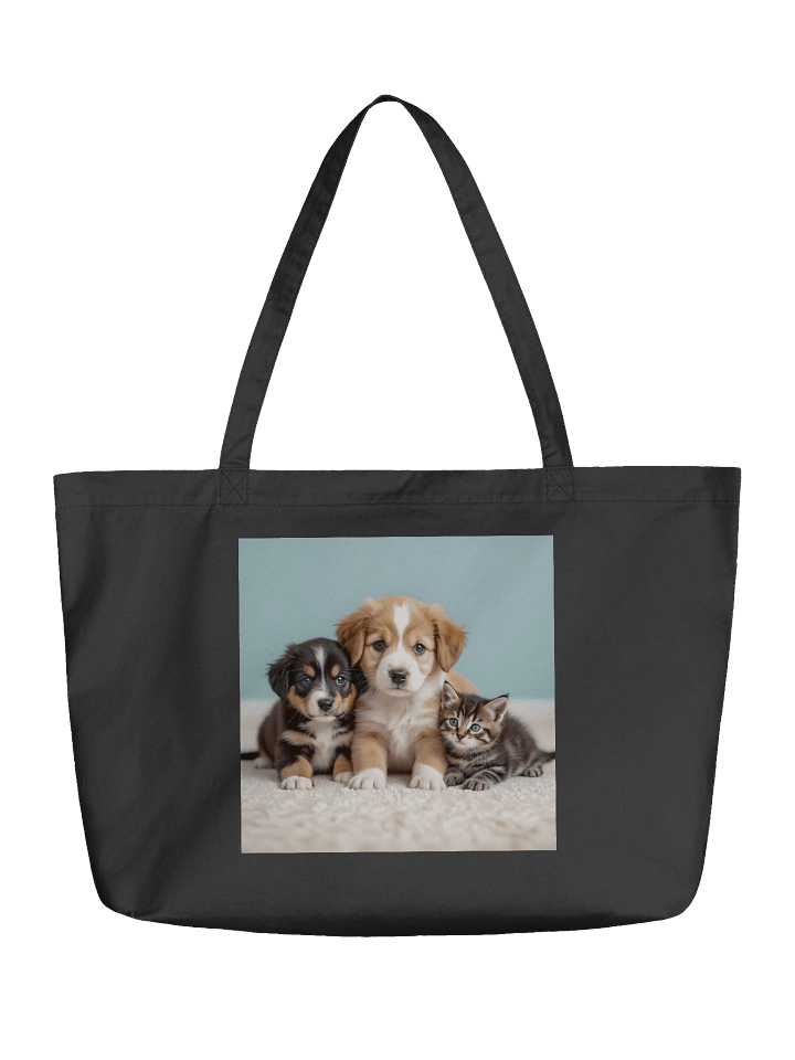 Paws and Purrs Organic Tote Bag product image (1)