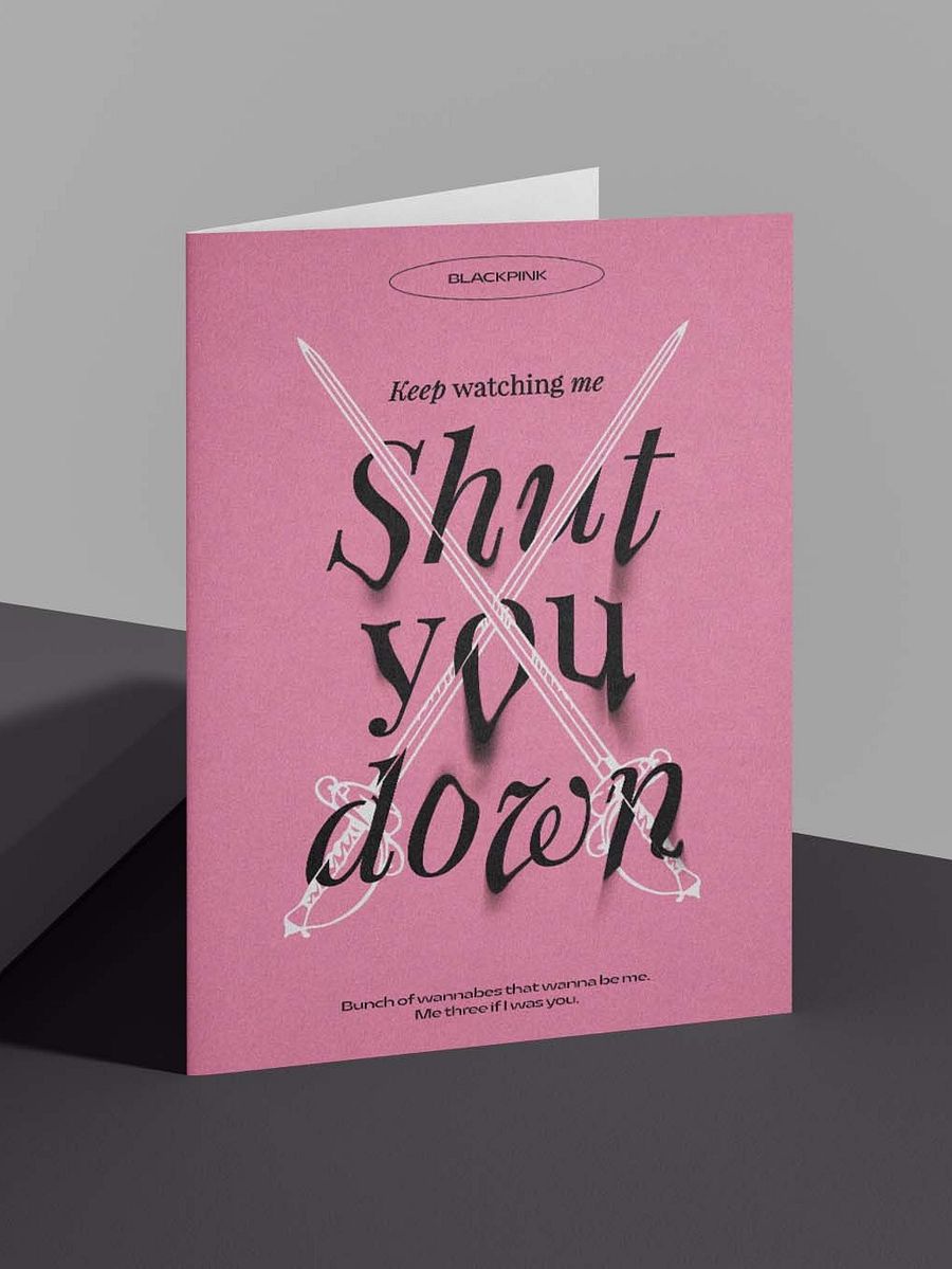Shut Down - BLACKPINK KPOP Digital Printable Wall Art Poster (A1 SIZE) - Instant Download product image (3)