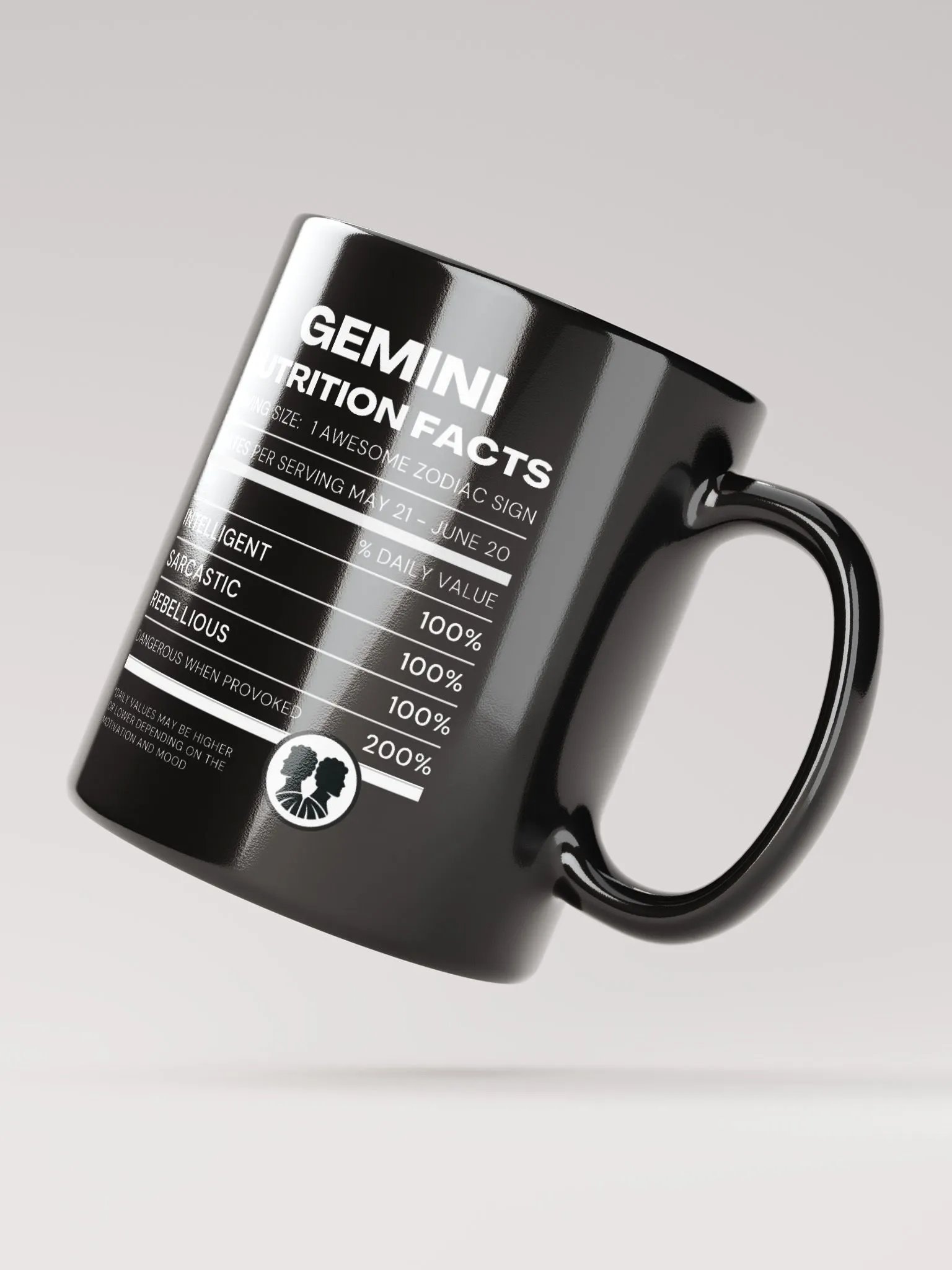 Gemini Nutrition Facts Mug product image (5)