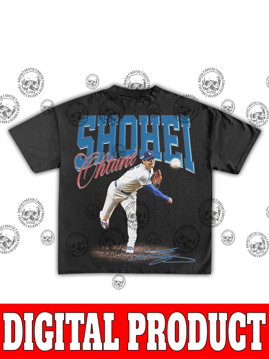 Shohei "Shotime" Ohtani Los Angeles Dodgers Two-Way Superstar Vintage Bootleg Graphic product image (1)