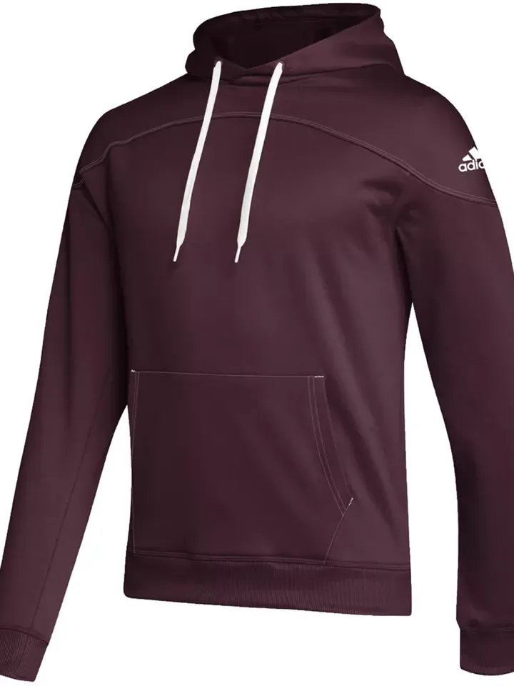 Adidas Men's Stadium Aeroready Fleece Embroidered Logo Pullover Hoodie - Maroon product image (1)