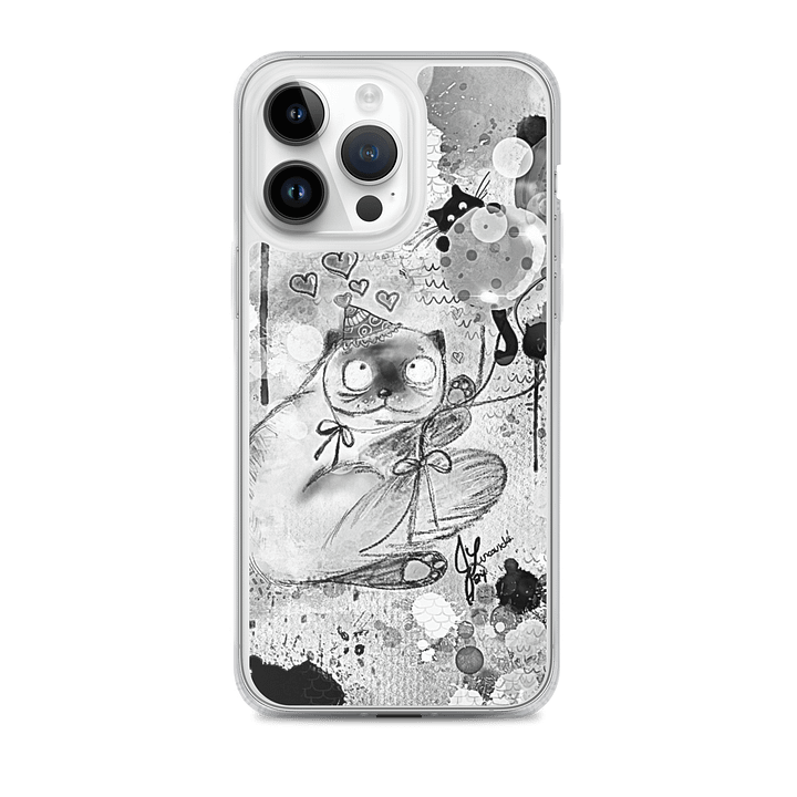 ‘Cat in a party hat’’ iPhone case product image (2)