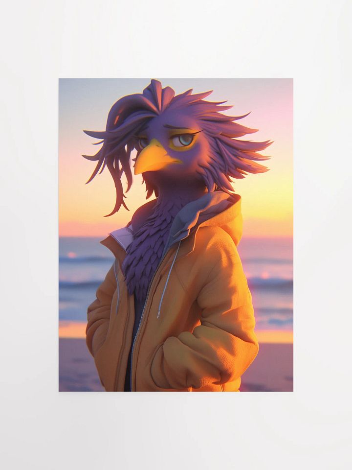 Serenity Sunset Eagle Poster product image (1)