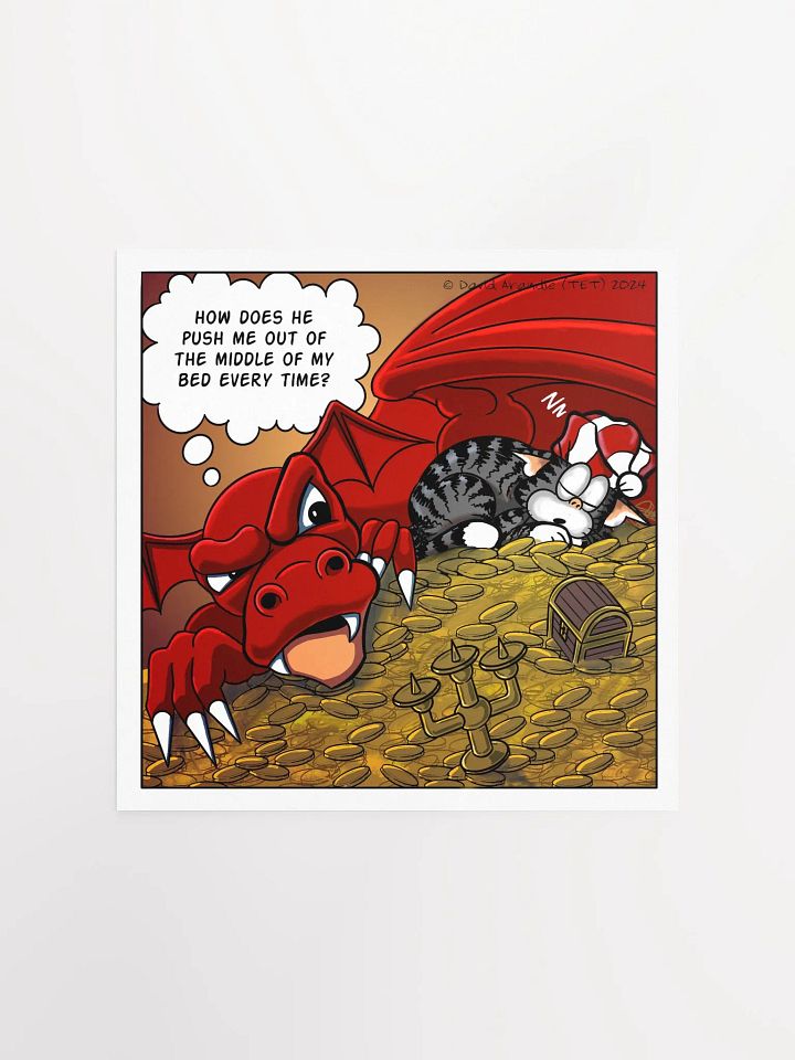 The Middle of My Bed - Resident Dragon Poster product image (1)
