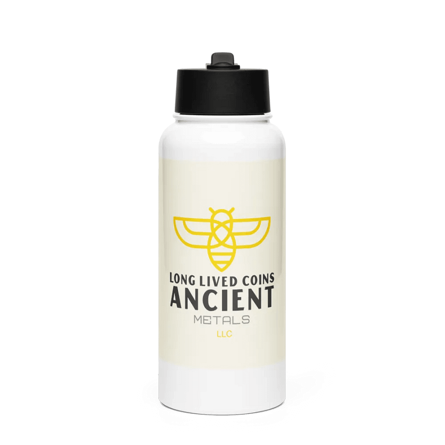 Stainless Steel Bee Bottle with flip up straw product image (1)