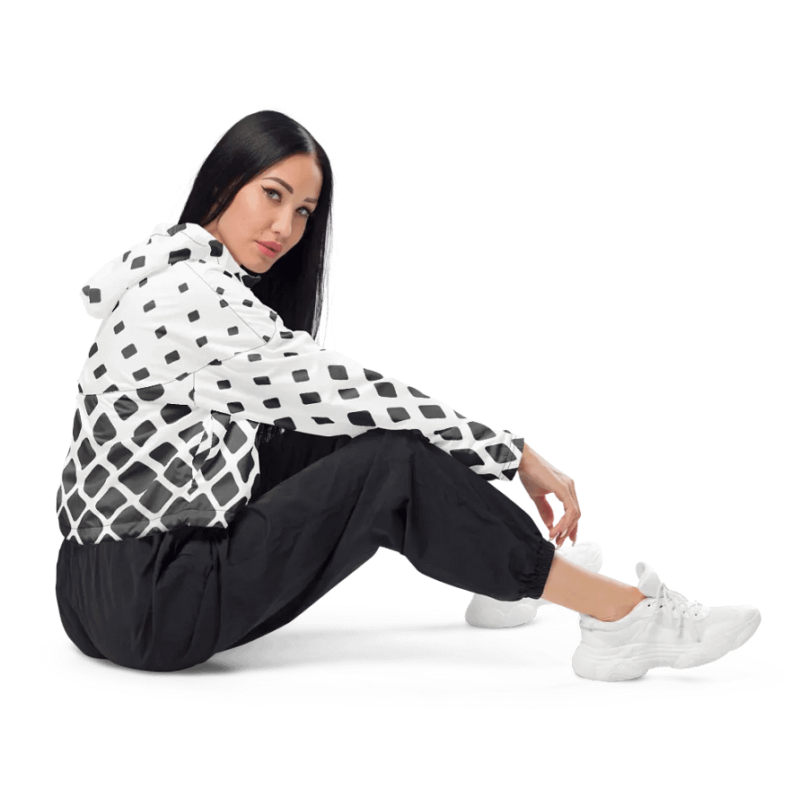 Diamond Dusk Cropped Windbreaker product image (4)