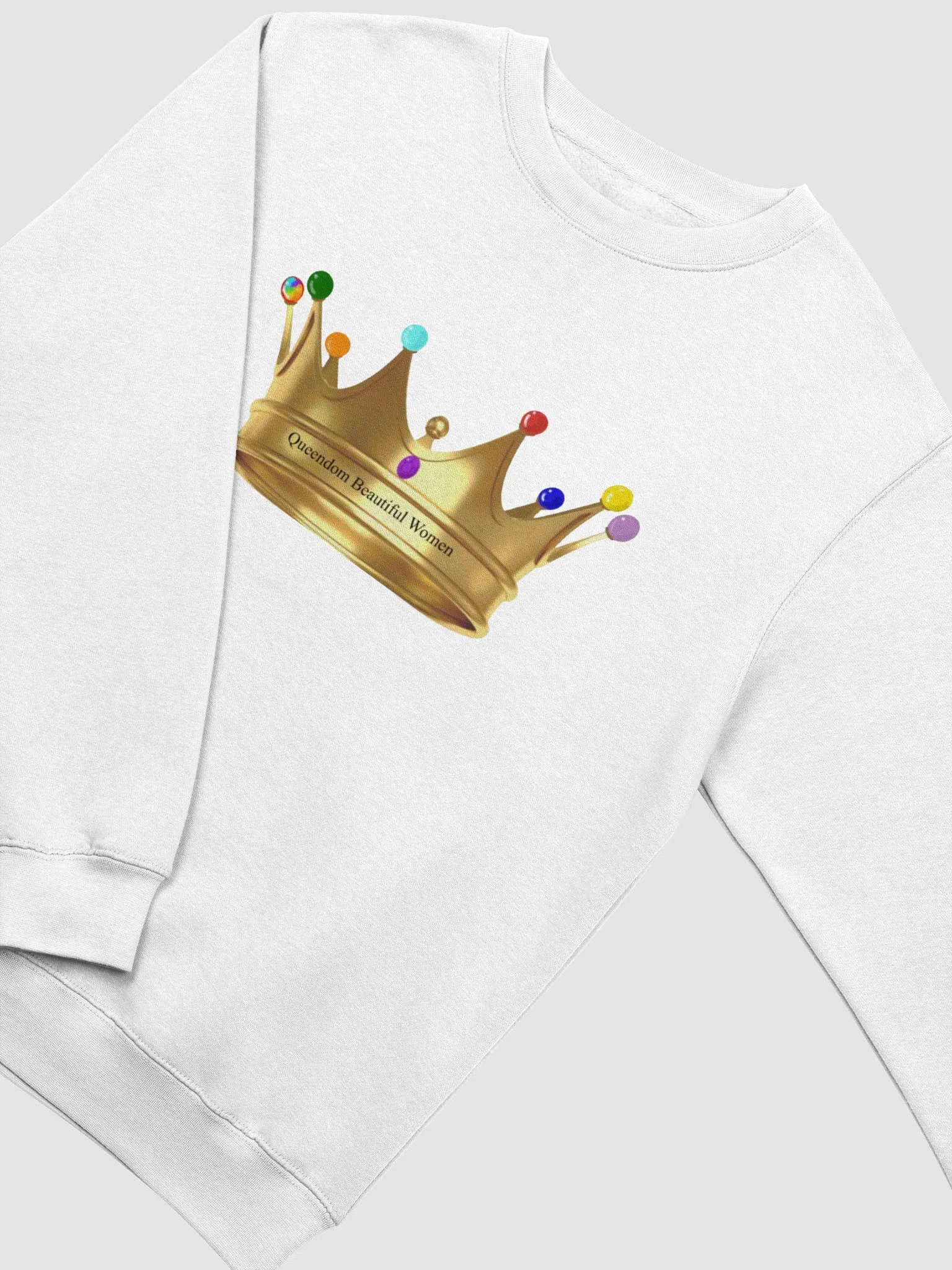 Queendom Beautiful Women Crown Sweatshirt (TM) product image (3)