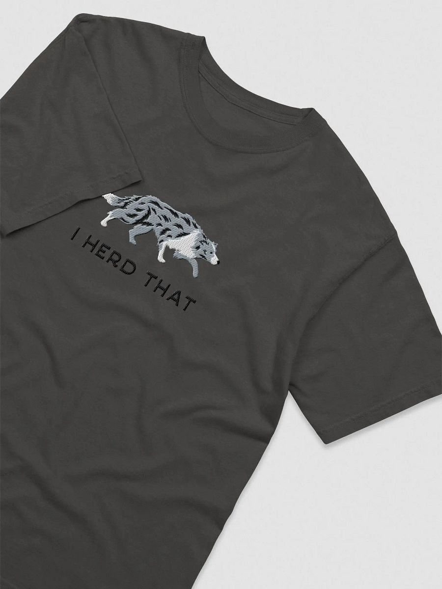 I Herd That T-Shirt(Embroidered) of a Border Collie(Blue Merle) product image (10)