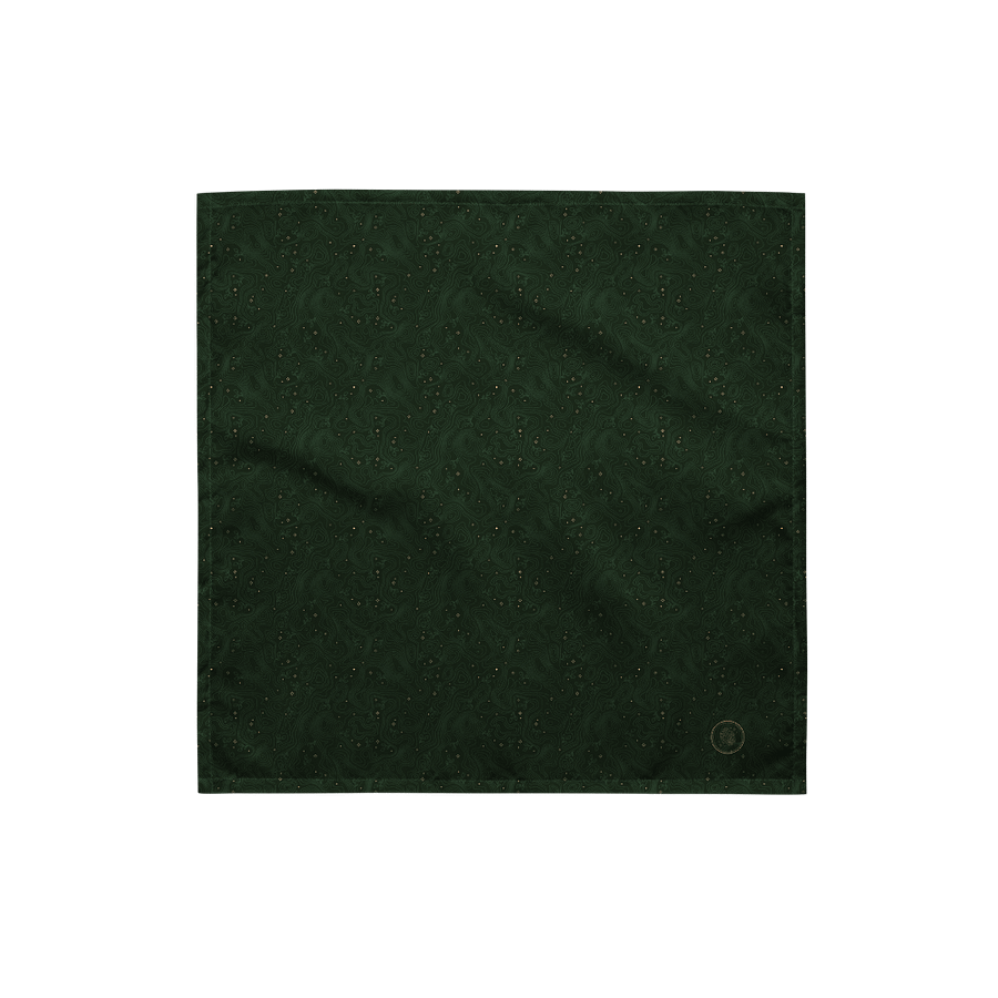 Thorne Topography Bandana (Dark Green) product image (1)