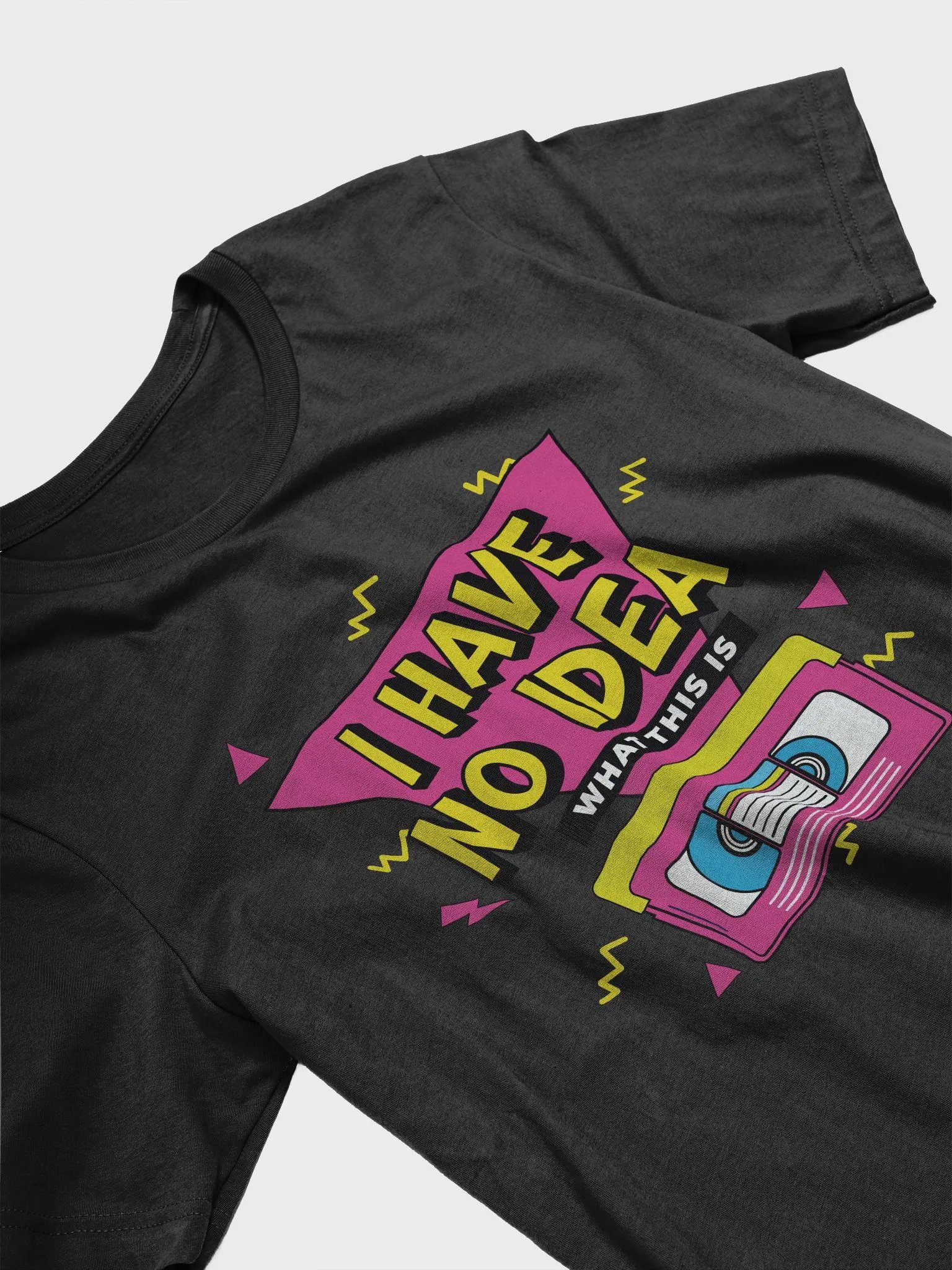 I Have No Idea What This Is 80s 90s VHS Theme T-Shirt product image (16)