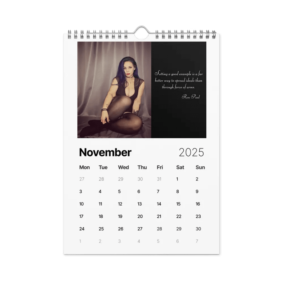 The LibertyTrap Pin-up Calendar 2025 product image (7)