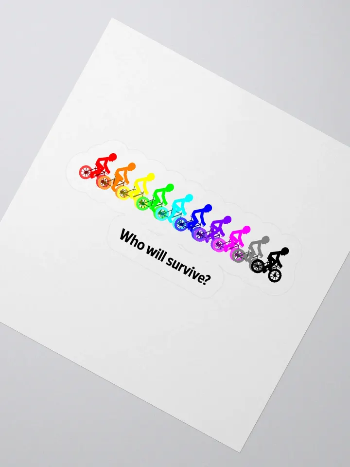 MIKAN Bicycle Sticker(Who will survive？) product image (8)