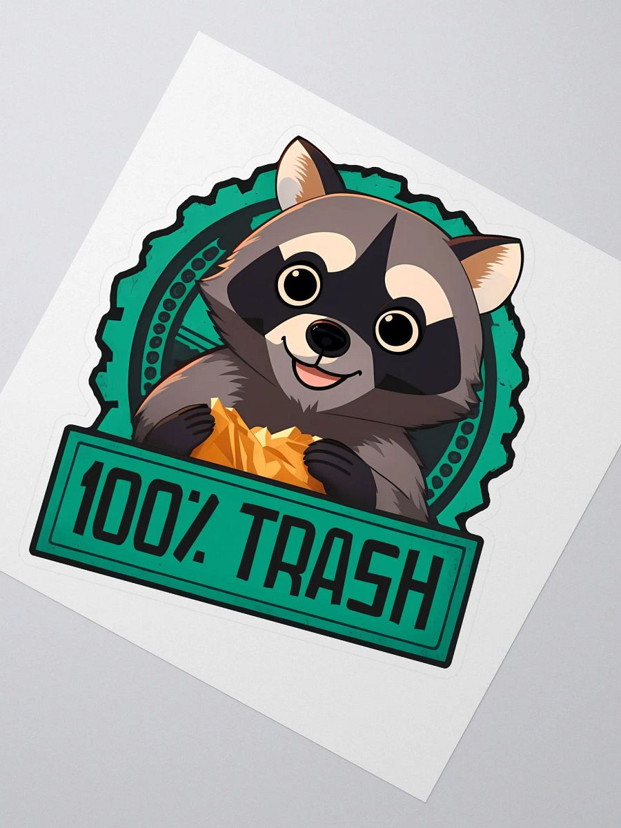 100% Trash Sticker product image (2)