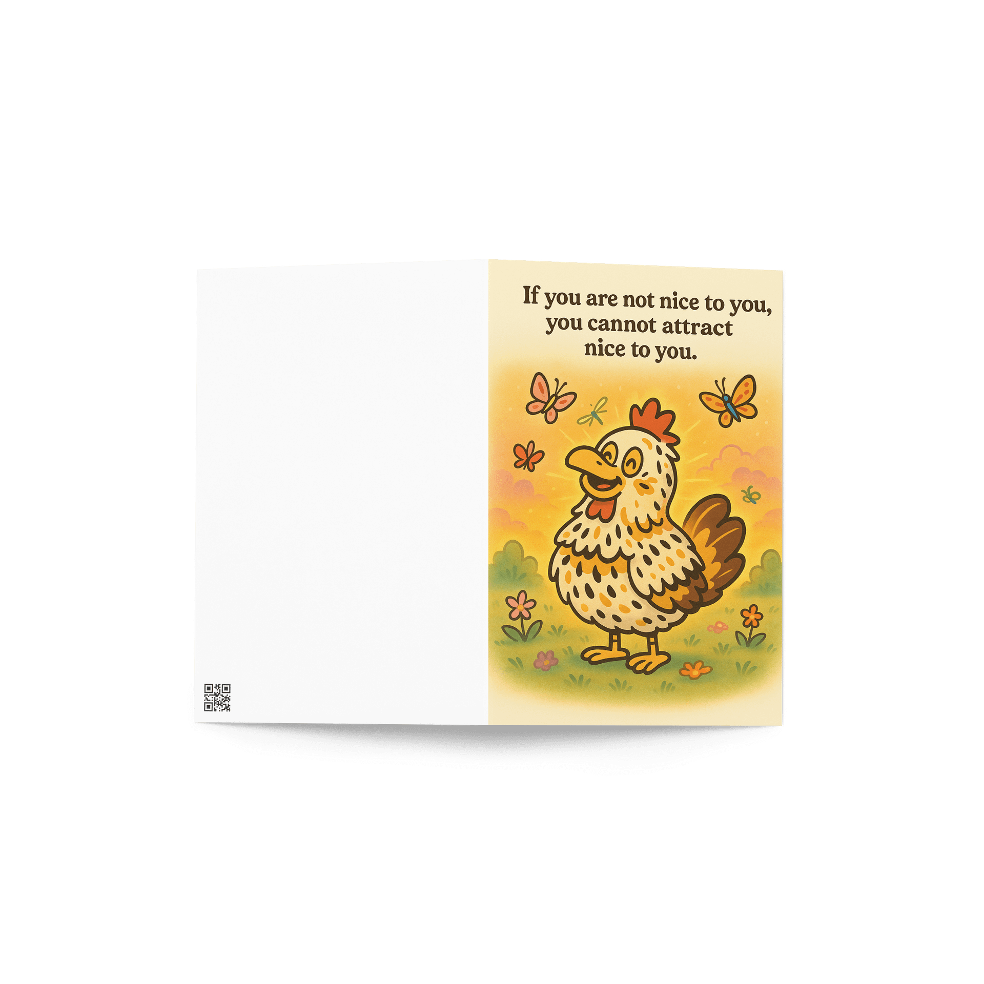Abrahen Chicks - Being Nice - Card product image (5)