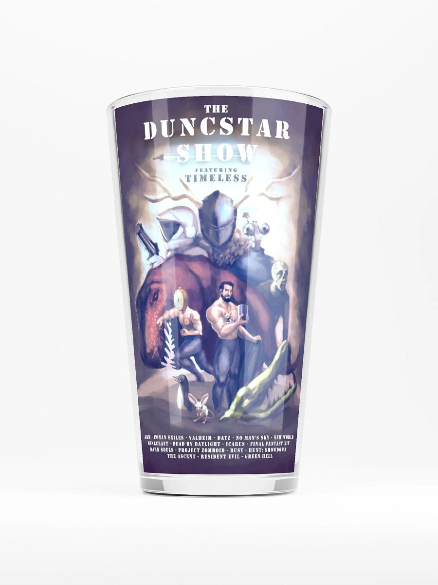 Duncstar Show ft Timeless Pint Glass product image (1)