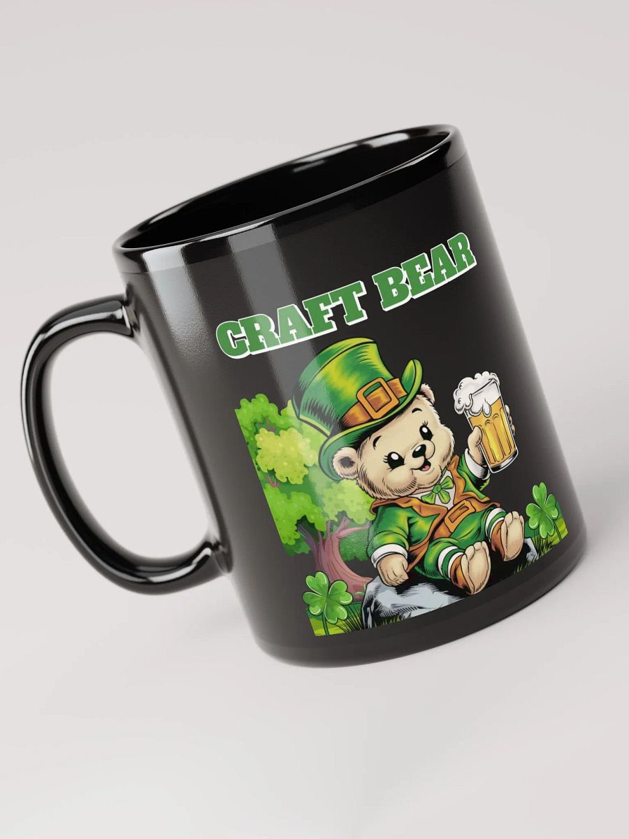 Craft Bear - St. Patrick's Day Black Coffee Mug product image (12)