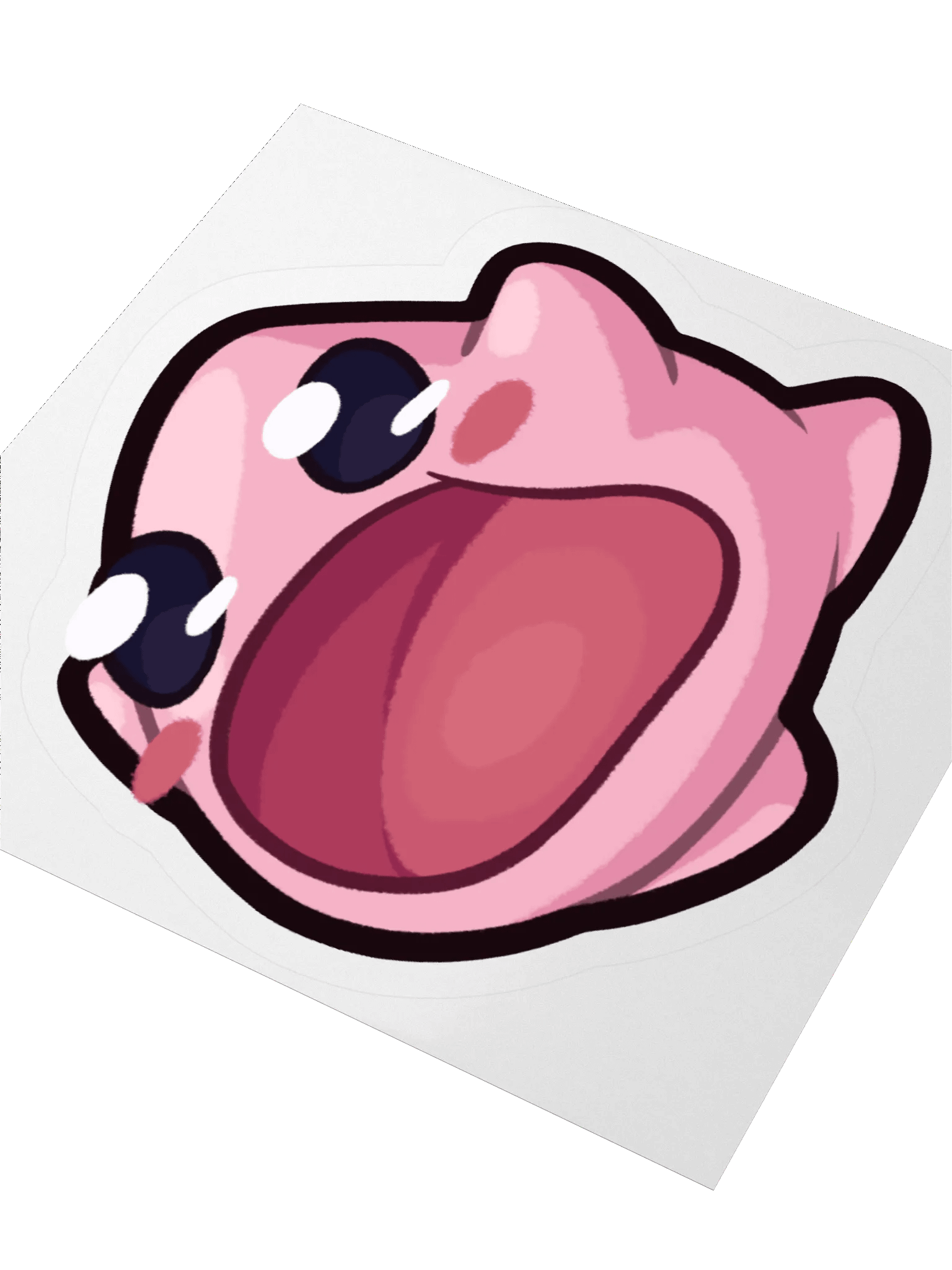 Hungry Pink Star Sticker product image (3)