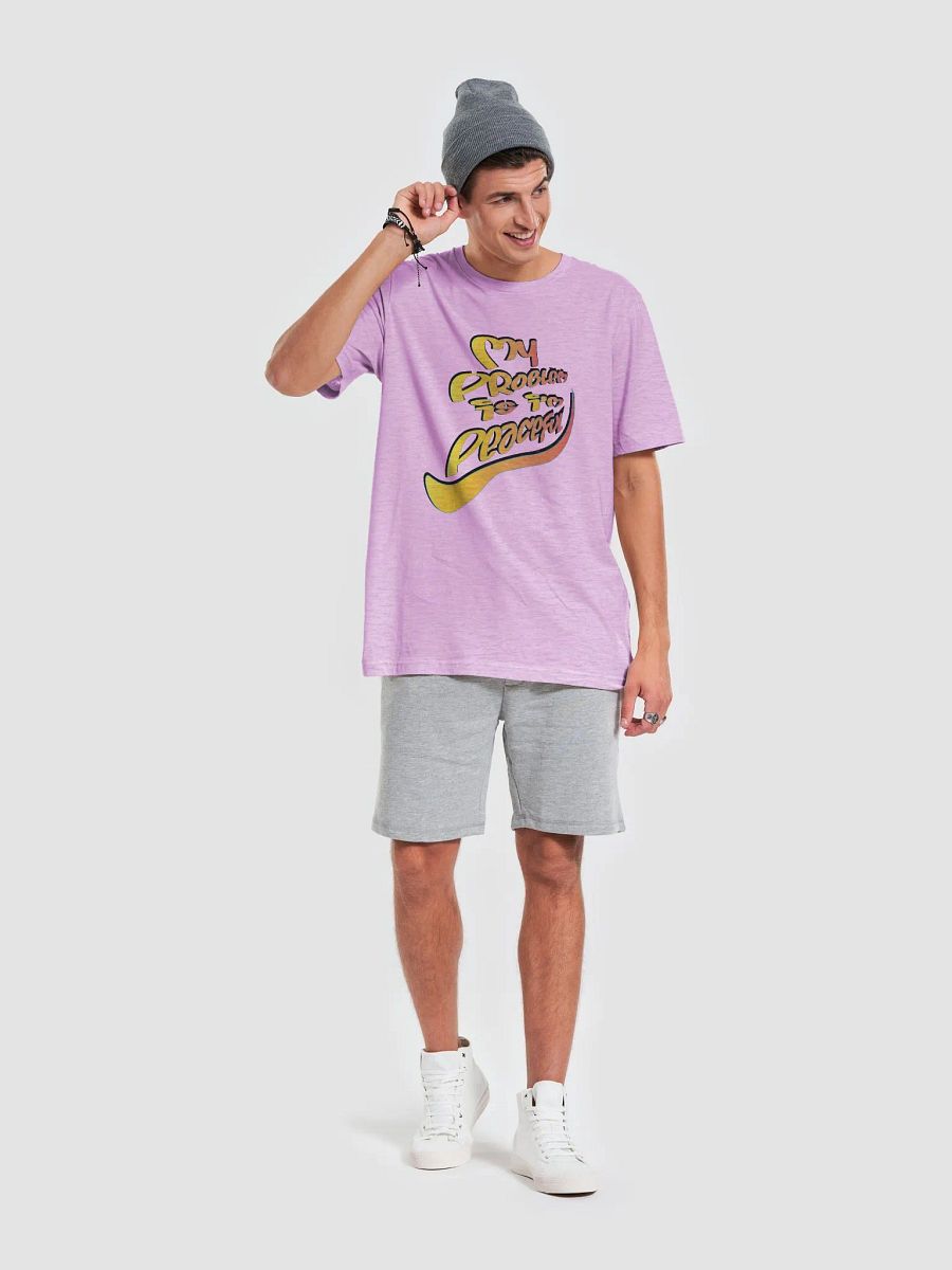 My Problem Is I'm Peaceful - Graffiti - Bella+Canvas Supersoft T-Shirt product image (4)
