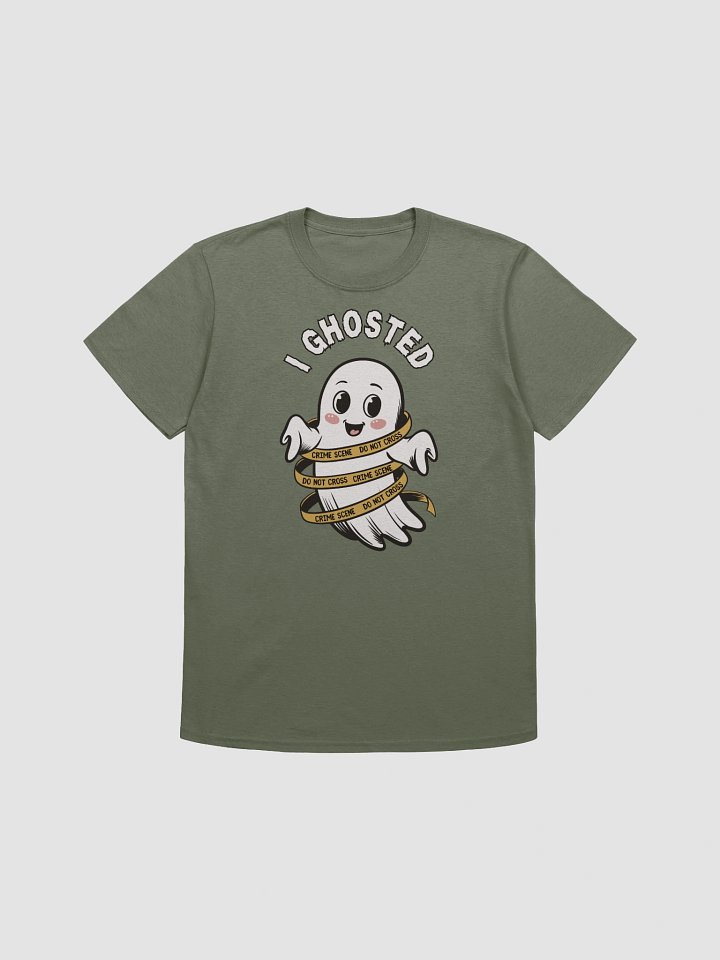 Cute Kawaii Ghost Halloween T-Shirt for True Crime Lovers product image (2)