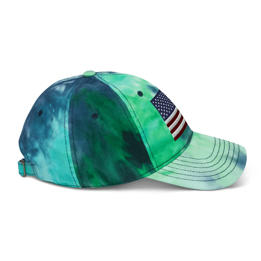 US Flag Sportsman Tie Dye Hat product image (8)