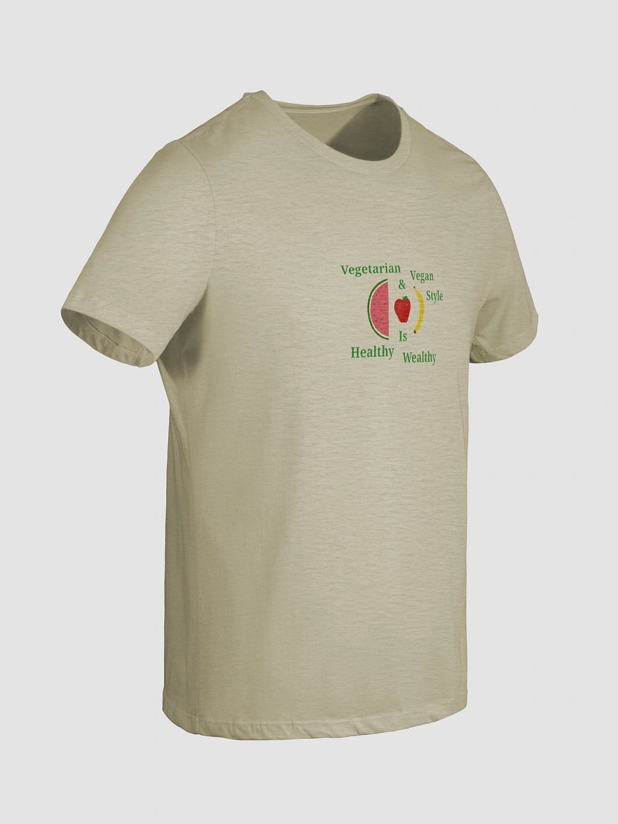 Healthy Wealthy Vegetarian & Vegan T-Shirt product image (8)