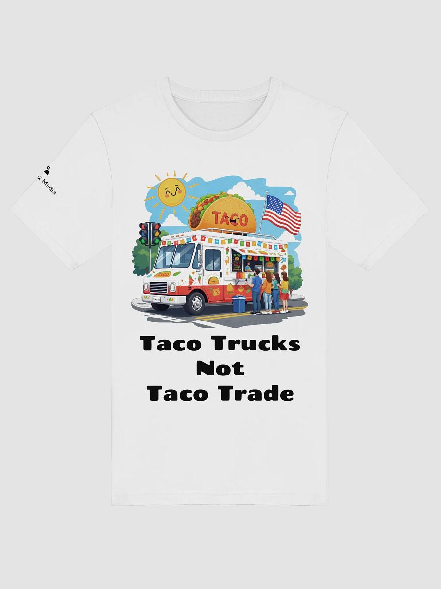 Taco Trucks Not Taco Trade Tee - White product image (5)