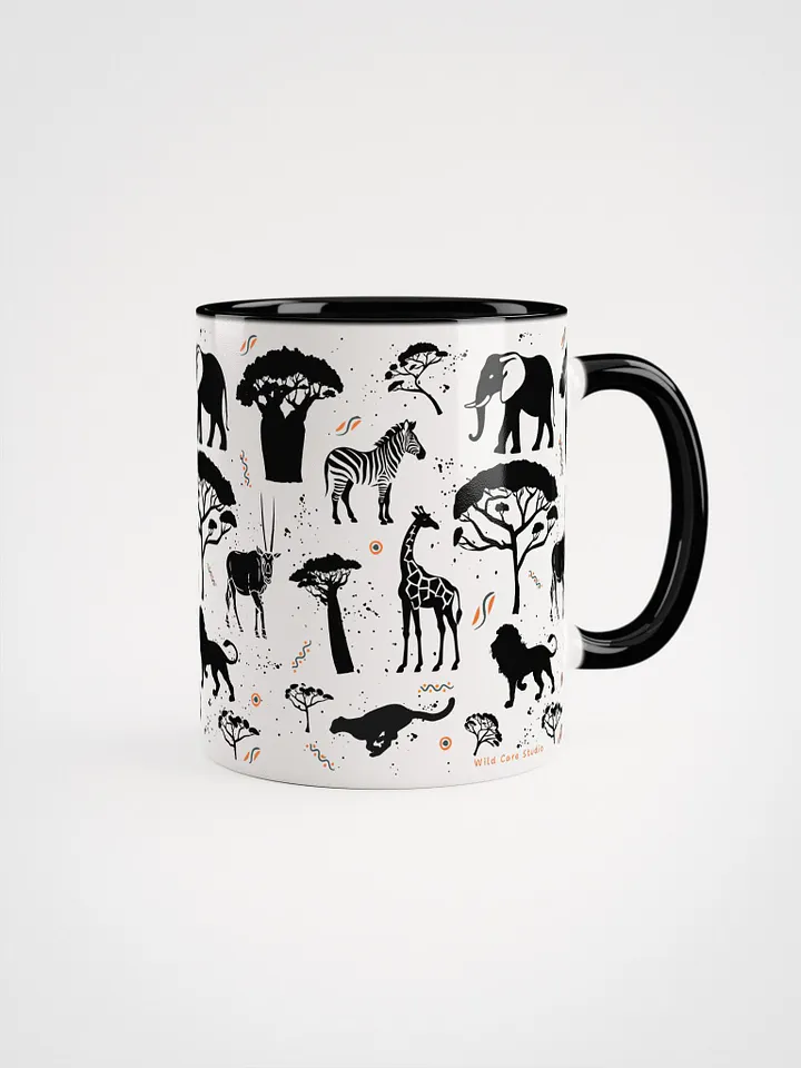 Unique African Wildlife Patterned Ceramic Mug product image (4)