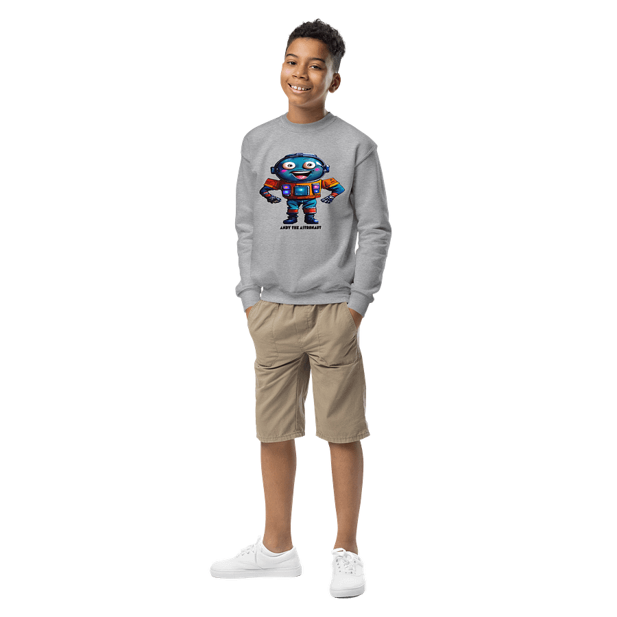 Andy The Astronaut Kid's Crew Neck Sweatshirt product image (1)