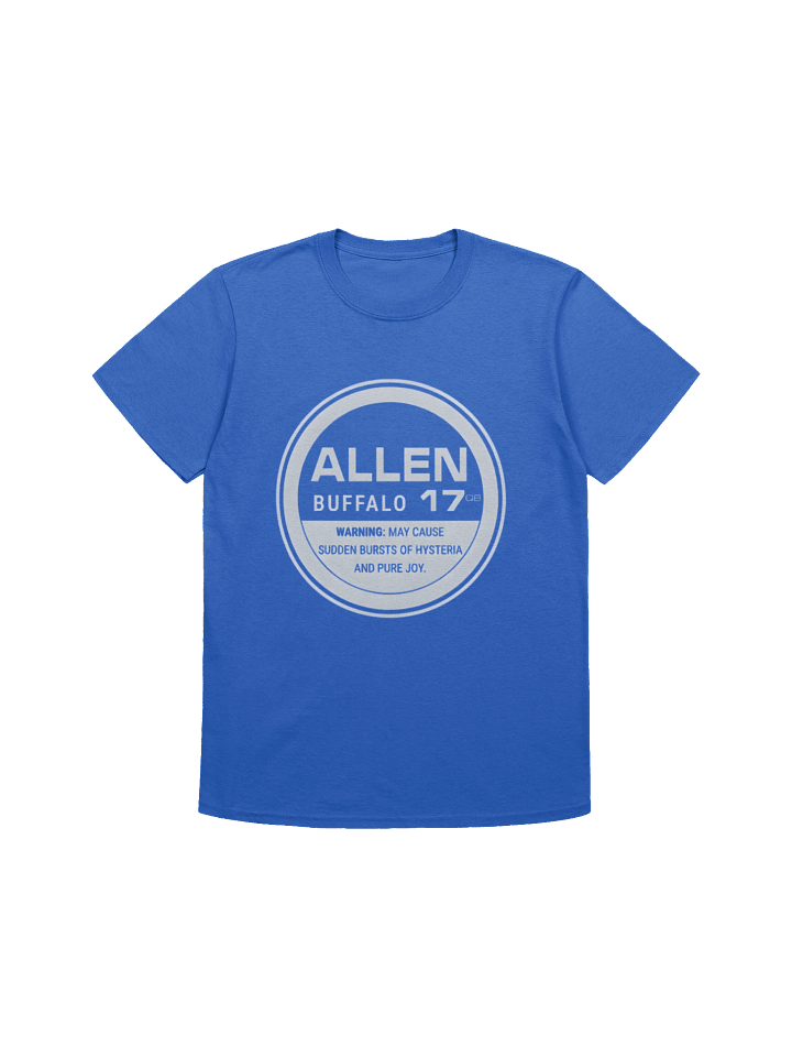 Buffalo Bills Allen 17 Hysteria And Pure Joy T-Shirt product image (1)