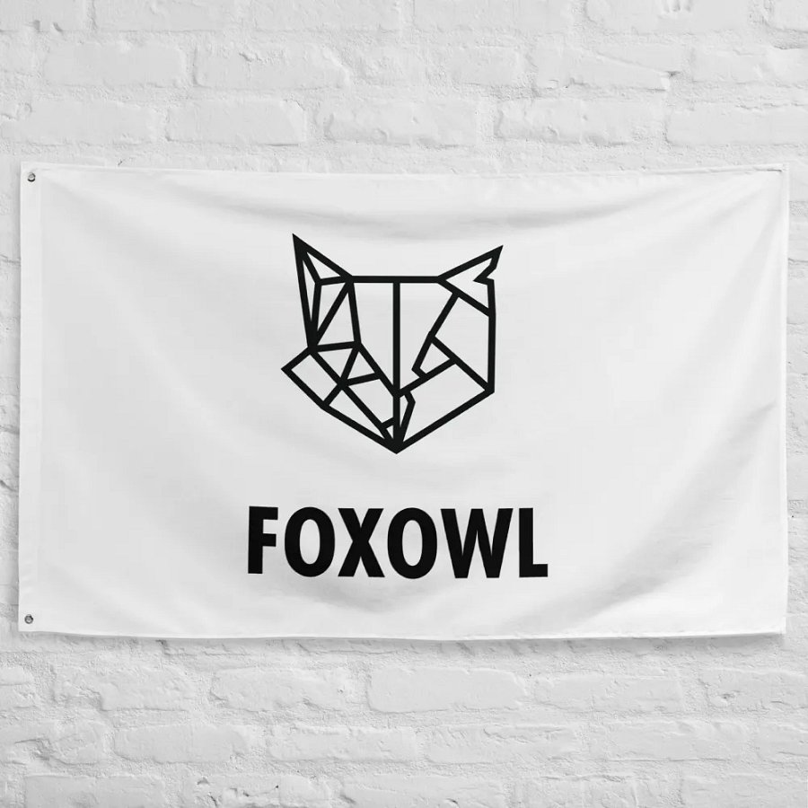 FOXOWL FLAG (WHITE) product image (10)