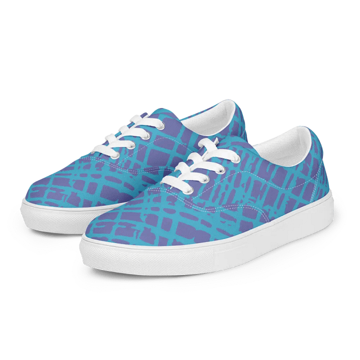 Dynamic Grid Women's Canvas Shoes product image (2)
