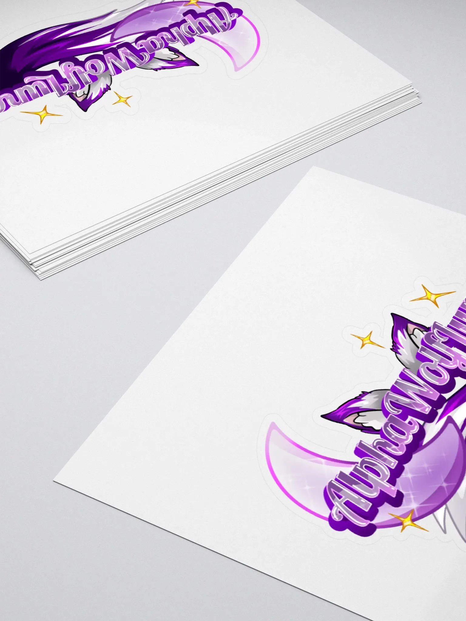 Alpha_Wolf_Luna Logo Sticker product image (11)