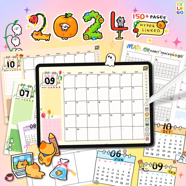 [NEW] IXLOGO | DIGITAL PLANNER 2024 product image (1)