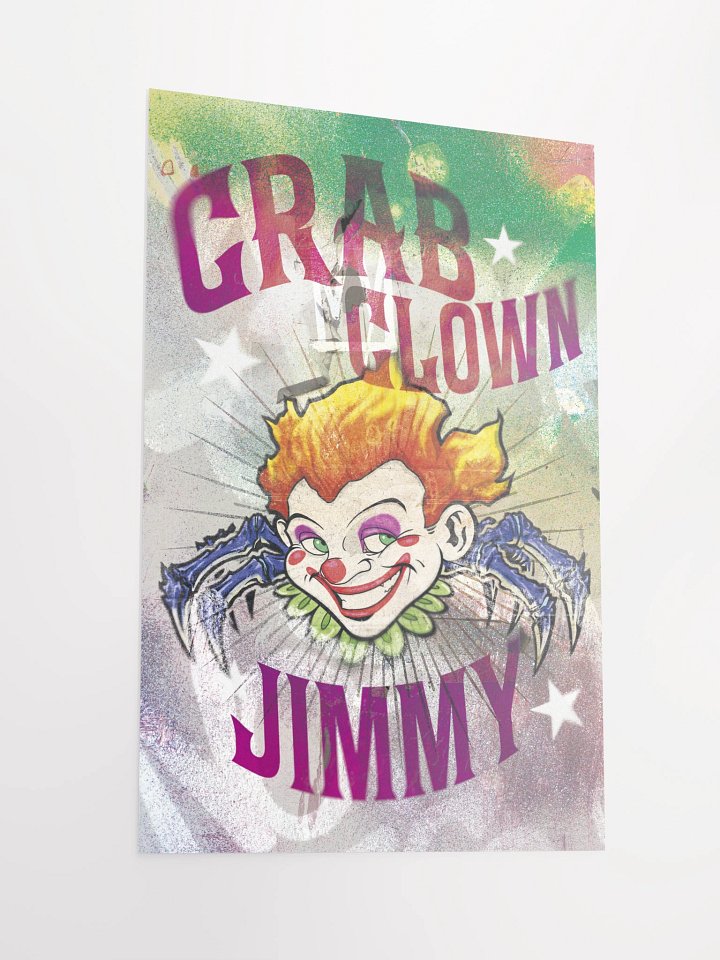 Crab Clown Jimmy 12x18 Stars Poster product image (2)
