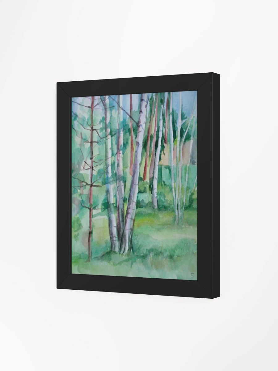 Serene Birch Forest Watercolor Print - Nice Forest Dacha product image (8)