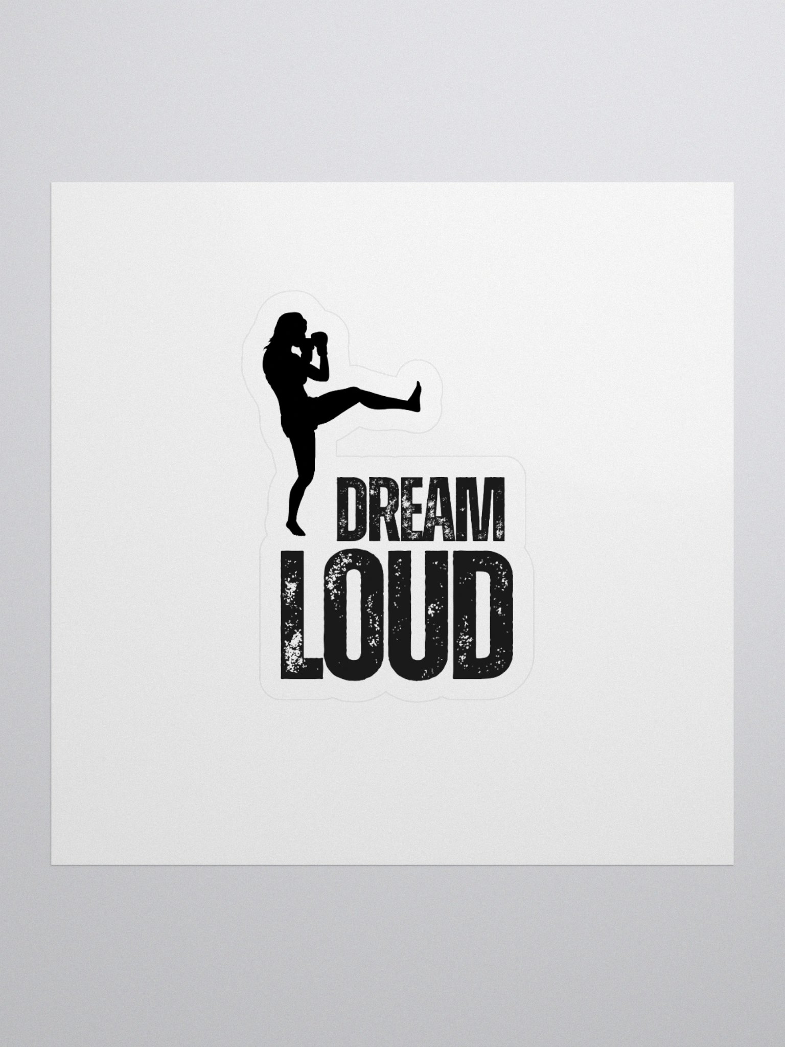 Dream Loud - Woman MMA - Sticker product image (1)