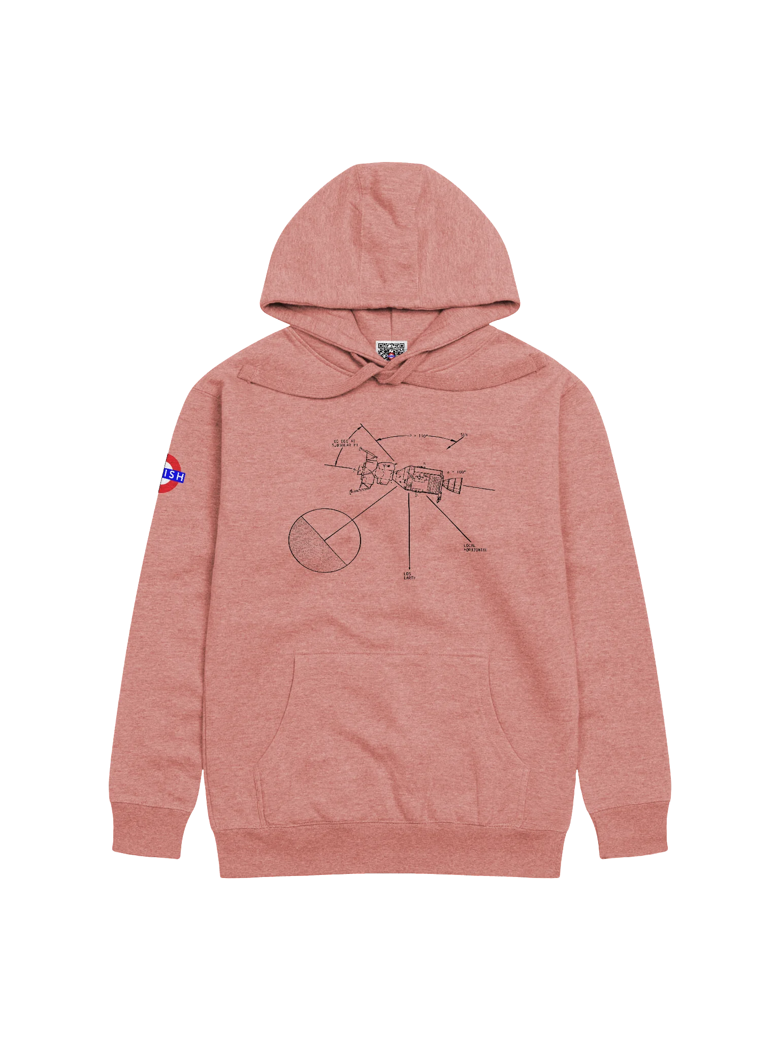 Apollo Lunar Hoodie - Phase II Black product image (1)