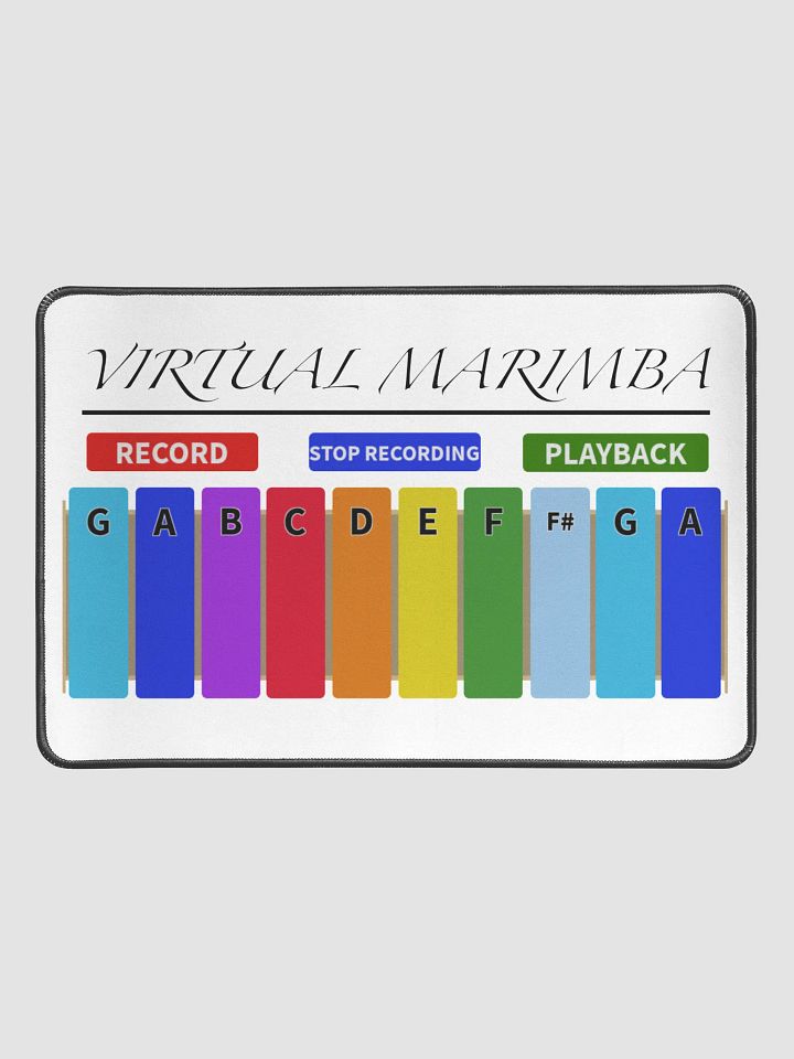 Rhythmic Notes Desk Mat product image (1)