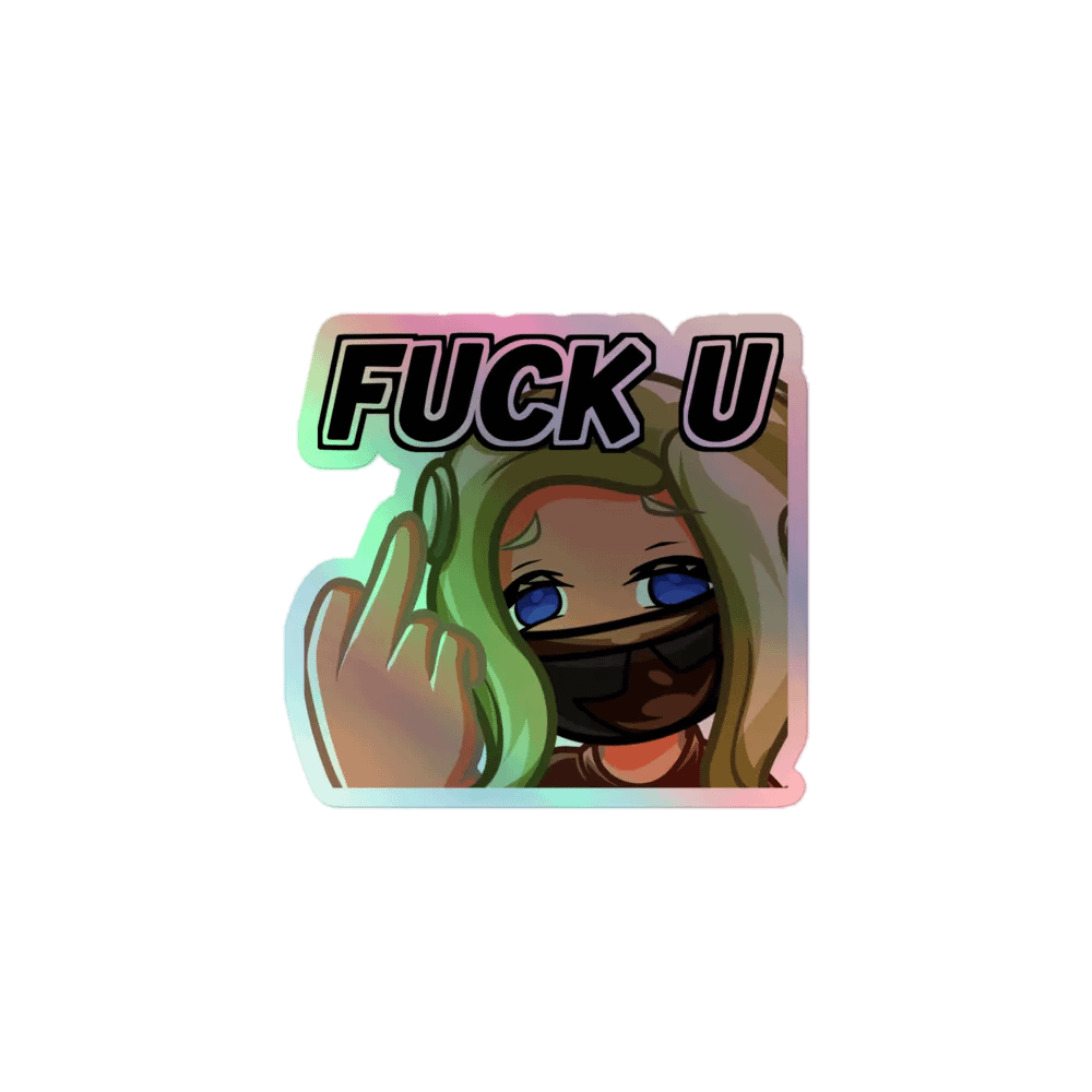 TGSR Disrespect HoloGlow Sticker Set product image (1)