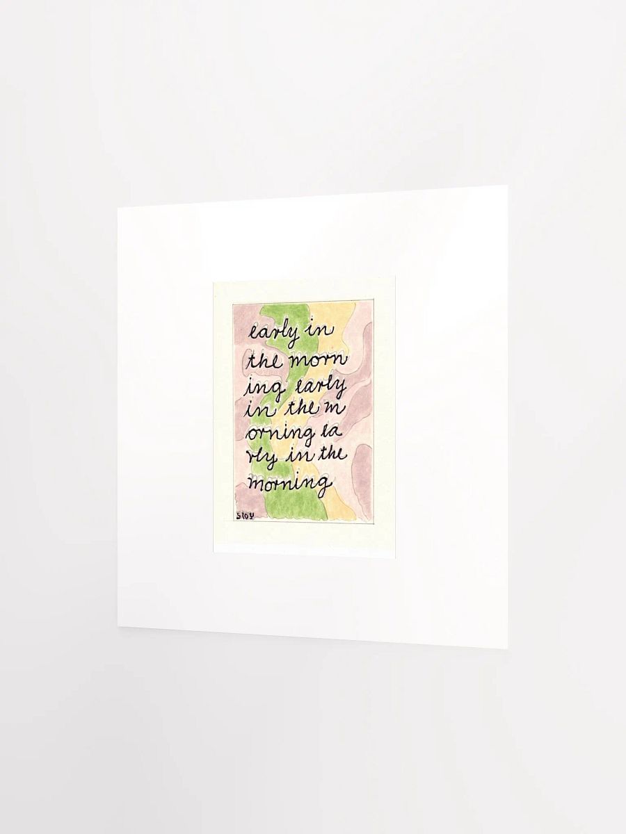 early in the morning panel card print product image (5)