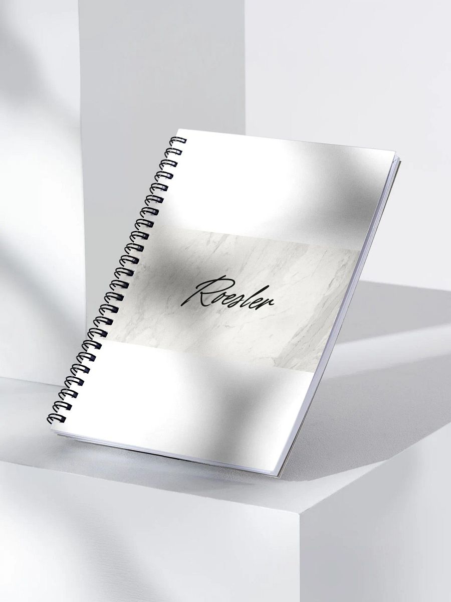 Marble Script Spiral Notebook product image (3)