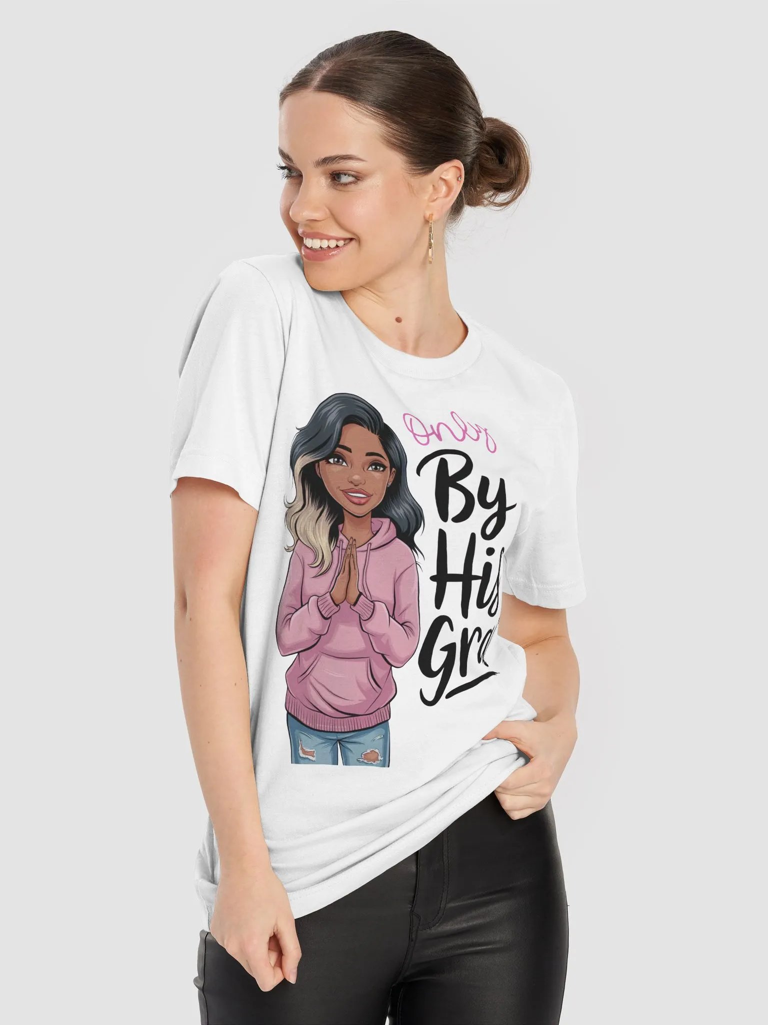Only By His Grace Tshirt for the Christian Believer product image (8)