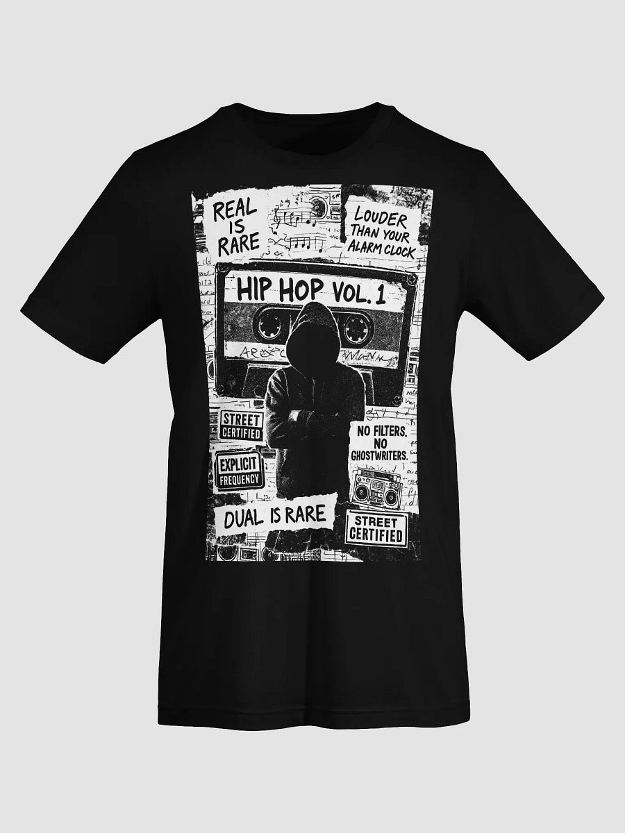 Real Is Rare Tee – Hip-Hop Vol. 1 Street Certified Collage Shirt product image (7)