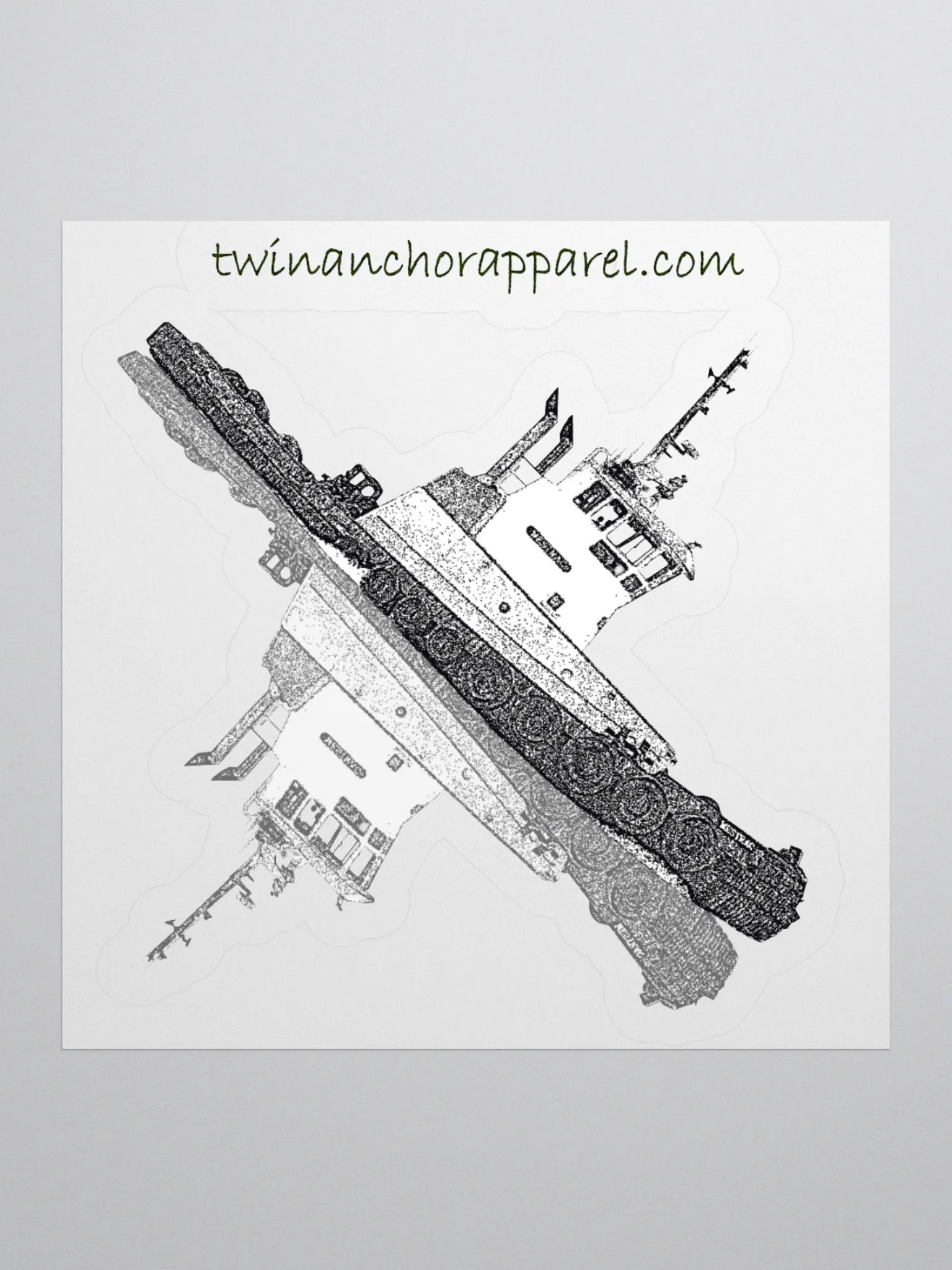 Westrac tug Kiss Cut Stickers product image (1)